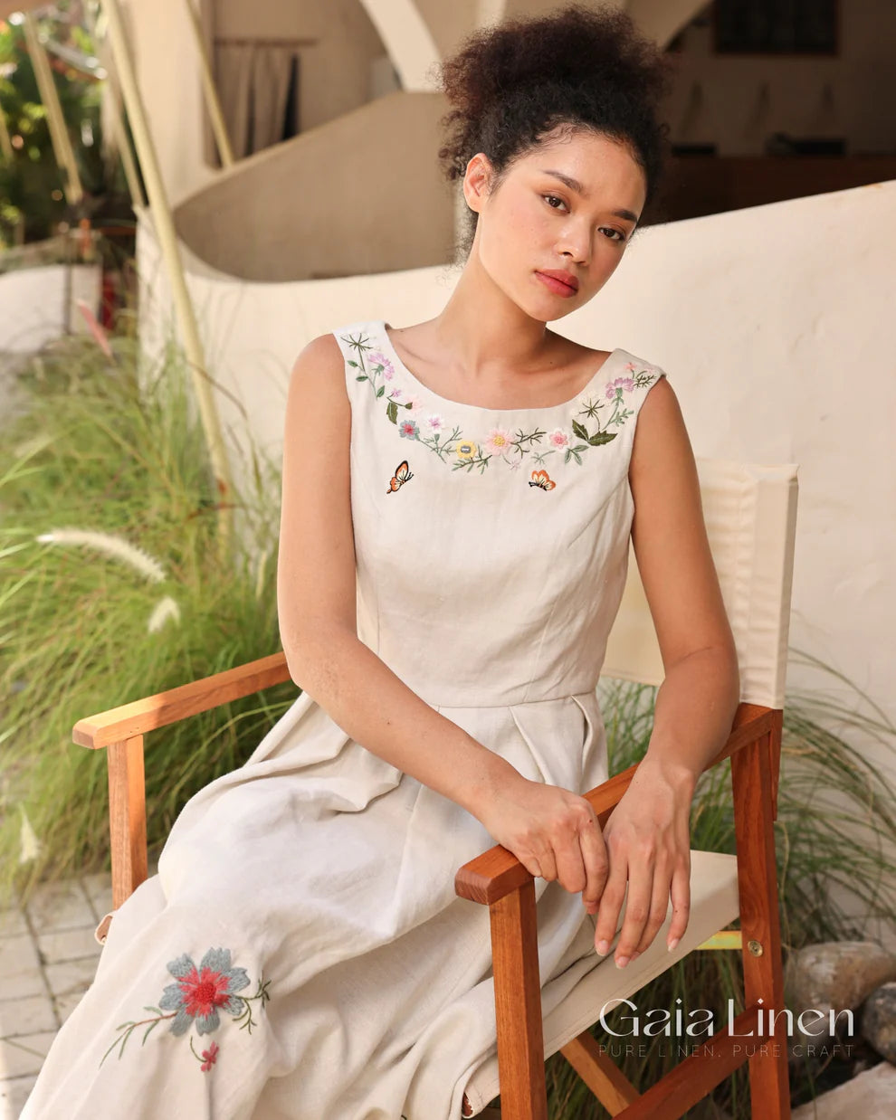 Hand Embroided Summer Dress